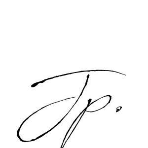 if you are searching for the best signature style for your name Jp.. so please give up your signature search. here we have designed multiple signature styles  using Antro_Vectra. Jp. signature style 6 images and pictures png