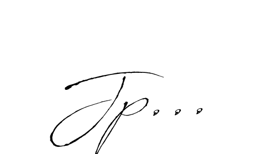 How to Draw Jp... signature style? Antro_Vectra is a latest design signature styles for name Jp.... Jp... signature style 6 images and pictures png