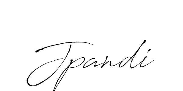 Design your own signature with our free online signature maker. With this signature software, you can create a handwritten (Antro_Vectra) signature for name Jpandi. Jpandi signature style 6 images and pictures png