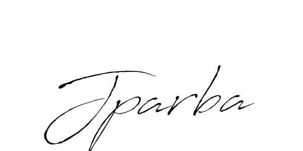 Make a beautiful signature design for name Jparba. With this signature (Antro_Vectra) style, you can create a handwritten signature for free. Jparba signature style 6 images and pictures png