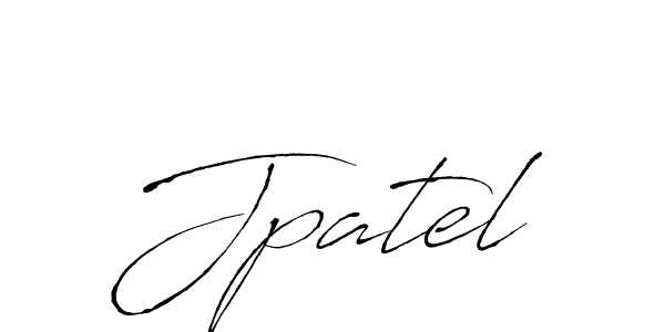 if you are searching for the best signature style for your name Jpatel. so please give up your signature search. here we have designed multiple signature styles  using Antro_Vectra. Jpatel signature style 6 images and pictures png