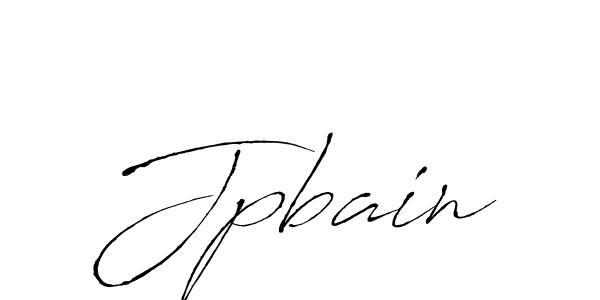 Design your own signature with our free online signature maker. With this signature software, you can create a handwritten (Antro_Vectra) signature for name Jpbain. Jpbain signature style 6 images and pictures png