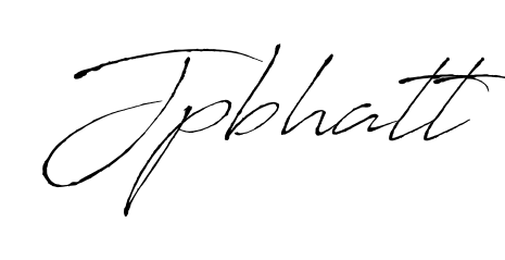 How to make Jpbhatt signature? Antro_Vectra is a professional autograph style. Create handwritten signature for Jpbhatt name. Jpbhatt signature style 6 images and pictures png