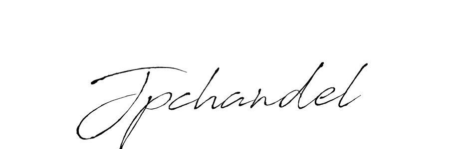 Design your own signature with our free online signature maker. With this signature software, you can create a handwritten (Antro_Vectra) signature for name Jpchandel. Jpchandel signature style 6 images and pictures png