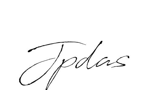 Use a signature maker to create a handwritten signature online. With this signature software, you can design (Antro_Vectra) your own signature for name Jpdas. Jpdas signature style 6 images and pictures png