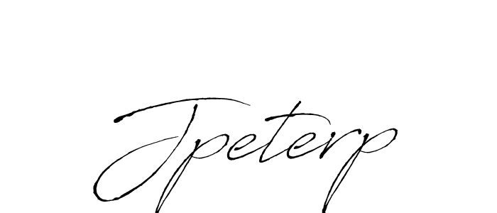 Make a beautiful signature design for name Jpeterp. With this signature (Antro_Vectra) style, you can create a handwritten signature for free. Jpeterp signature style 6 images and pictures png