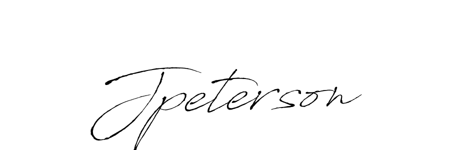 Create a beautiful signature design for name Jpeterson. With this signature (Antro_Vectra) fonts, you can make a handwritten signature for free. Jpeterson signature style 6 images and pictures png