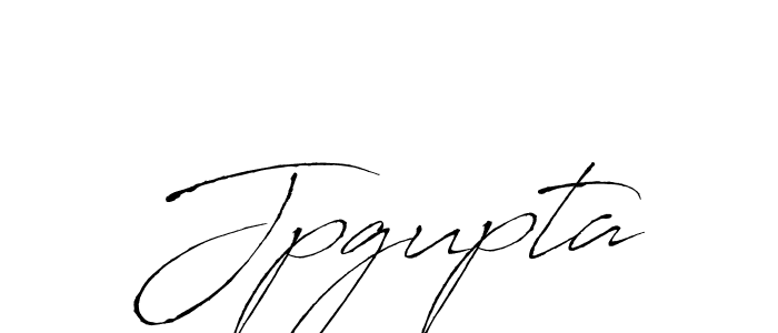 Use a signature maker to create a handwritten signature online. With this signature software, you can design (Antro_Vectra) your own signature for name Jpgupta. Jpgupta signature style 6 images and pictures png