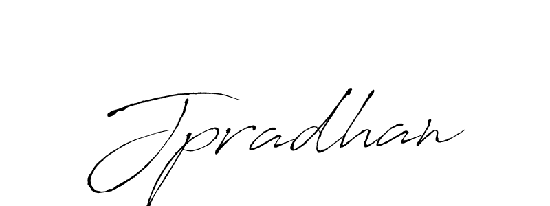 Jpradhan stylish signature style. Best Handwritten Sign (Antro_Vectra) for my name. Handwritten Signature Collection Ideas for my name Jpradhan. Jpradhan signature style 6 images and pictures png