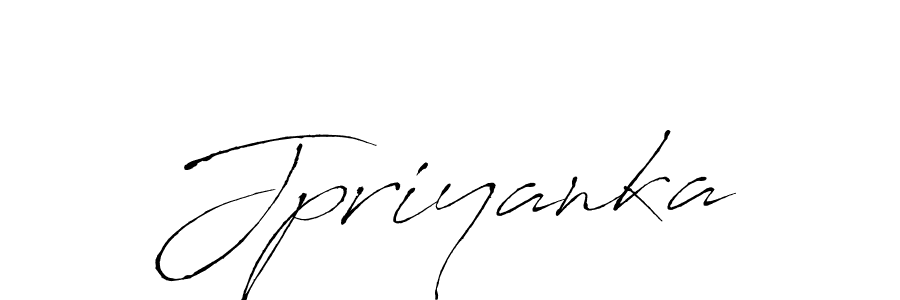 Also we have Jpriyanka name is the best signature style. Create professional handwritten signature collection using Antro_Vectra autograph style. Jpriyanka signature style 6 images and pictures png