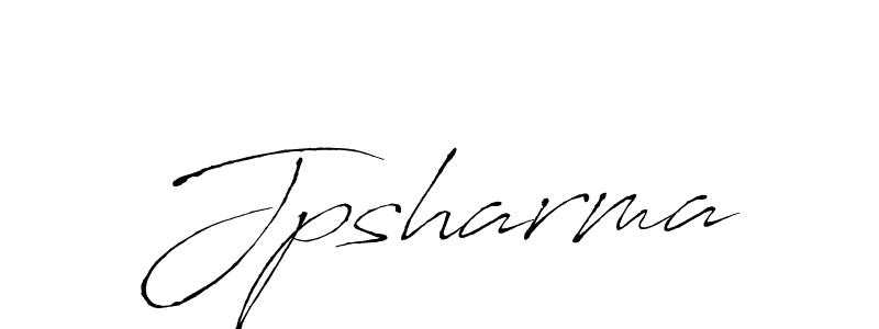 Jpsharma stylish signature style. Best Handwritten Sign (Antro_Vectra) for my name. Handwritten Signature Collection Ideas for my name Jpsharma. Jpsharma signature style 6 images and pictures png