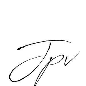 Design your own signature with our free online signature maker. With this signature software, you can create a handwritten (Antro_Vectra) signature for name Jpv. Jpv signature style 6 images and pictures png