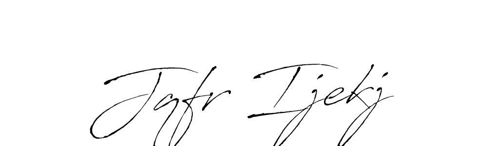 Jqfr Ijekj stylish signature style. Best Handwritten Sign (Antro_Vectra) for my name. Handwritten Signature Collection Ideas for my name Jqfr Ijekj. Jqfr Ijekj signature style 6 images and pictures png