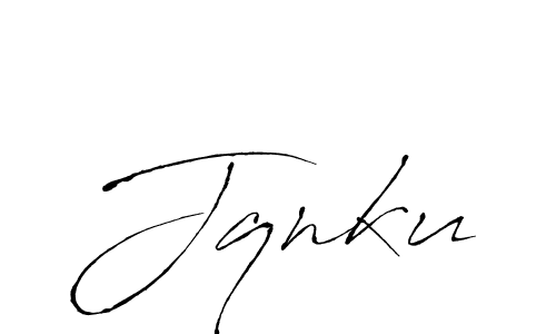 How to make Jqnku signature? Antro_Vectra is a professional autograph style. Create handwritten signature for Jqnku name. Jqnku signature style 6 images and pictures png