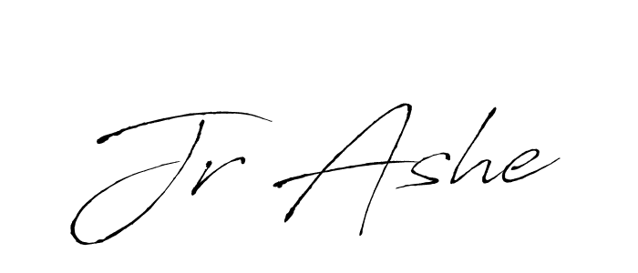 The best way (Antro_Vectra) to make a short signature is to pick only two or three words in your name. The name Jr Ashe include a total of six letters. For converting this name. Jr Ashe signature style 6 images and pictures png