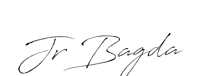 How to make Jr Bagda signature? Antro_Vectra is a professional autograph style. Create handwritten signature for Jr Bagda name. Jr Bagda signature style 6 images and pictures png