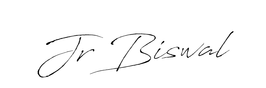 Jr Biswal stylish signature style. Best Handwritten Sign (Antro_Vectra) for my name. Handwritten Signature Collection Ideas for my name Jr Biswal. Jr Biswal signature style 6 images and pictures png