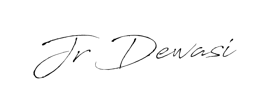 Create a beautiful signature design for name Jr Dewasi. With this signature (Antro_Vectra) fonts, you can make a handwritten signature for free. Jr Dewasi signature style 6 images and pictures png