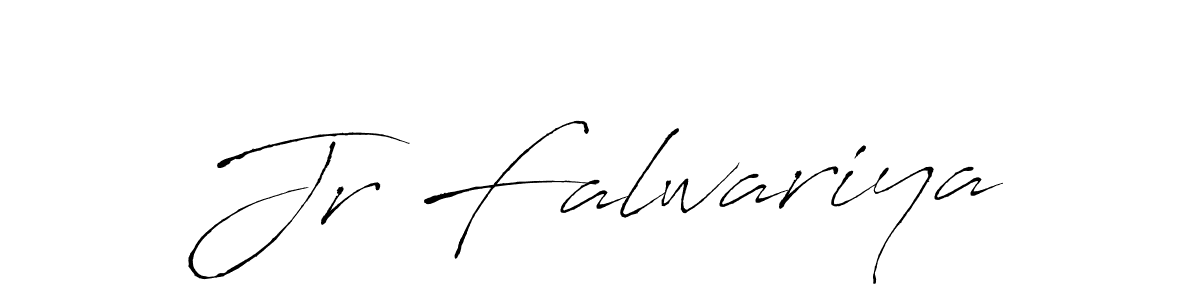How to make Jr Falwariya signature? Antro_Vectra is a professional autograph style. Create handwritten signature for Jr Falwariya name. Jr Falwariya signature style 6 images and pictures png