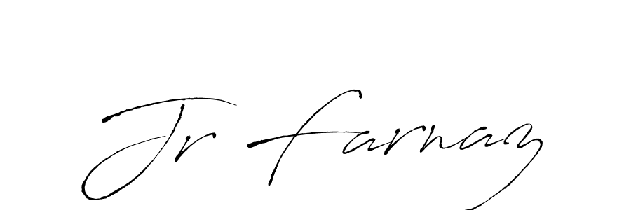 Jr Farnaz stylish signature style. Best Handwritten Sign (Antro_Vectra) for my name. Handwritten Signature Collection Ideas for my name Jr Farnaz. Jr Farnaz signature style 6 images and pictures png