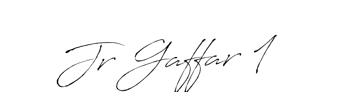 Also You can easily find your signature by using the search form. We will create Jr Gaffar 1 name handwritten signature images for you free of cost using Antro_Vectra sign style. Jr Gaffar 1 signature style 6 images and pictures png