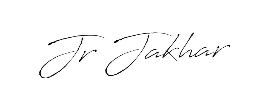 Jr Jakhar stylish signature style. Best Handwritten Sign (Antro_Vectra) for my name. Handwritten Signature Collection Ideas for my name Jr Jakhar. Jr Jakhar signature style 6 images and pictures png