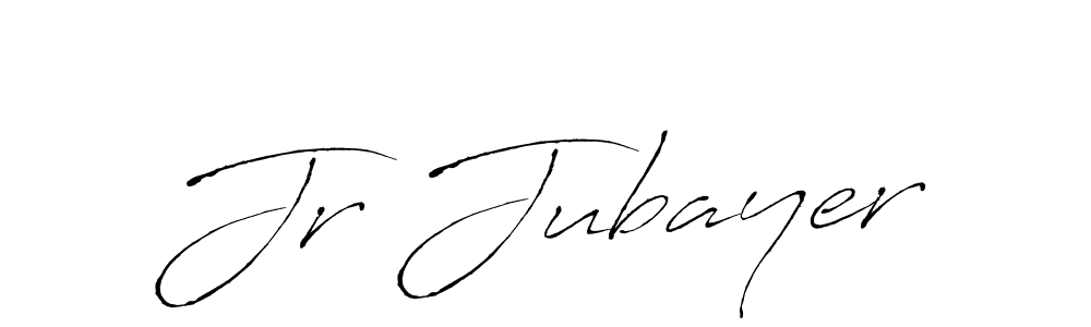 Jr Jubayer stylish signature style. Best Handwritten Sign (Antro_Vectra) for my name. Handwritten Signature Collection Ideas for my name Jr Jubayer. Jr Jubayer signature style 6 images and pictures png