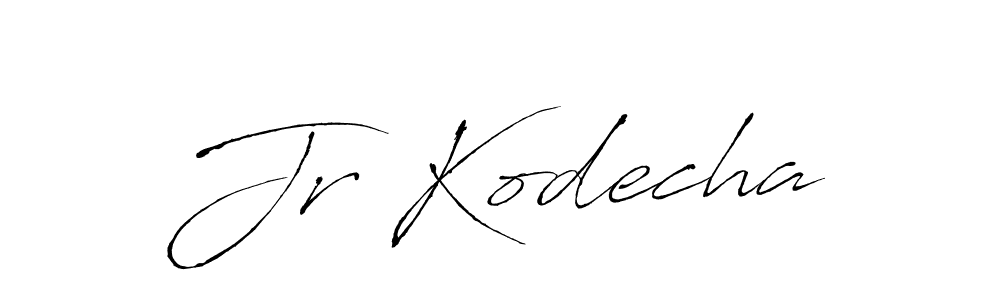 Jr Kodecha stylish signature style. Best Handwritten Sign (Antro_Vectra) for my name. Handwritten Signature Collection Ideas for my name Jr Kodecha. Jr Kodecha signature style 6 images and pictures png