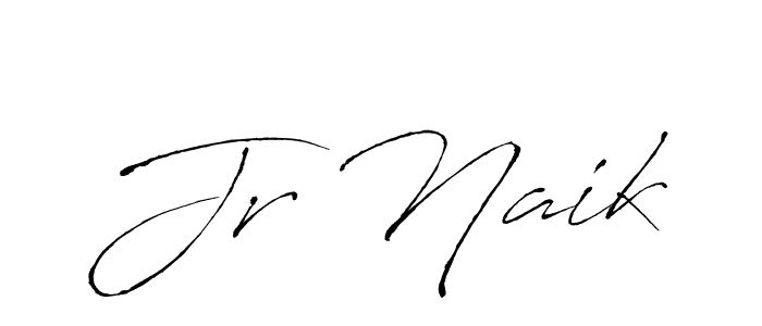 Use a signature maker to create a handwritten signature online. With this signature software, you can design (Antro_Vectra) your own signature for name Jr Naik. Jr Naik signature style 6 images and pictures png