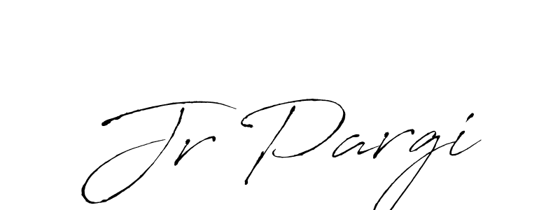 Jr Pargi stylish signature style. Best Handwritten Sign (Antro_Vectra) for my name. Handwritten Signature Collection Ideas for my name Jr Pargi. Jr Pargi signature style 6 images and pictures png