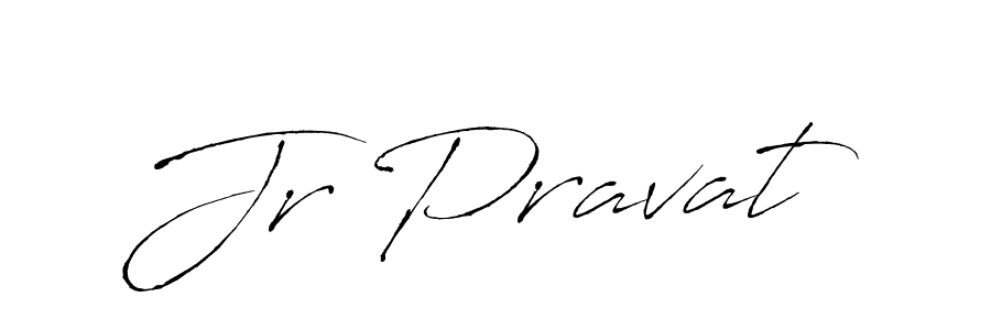 Design your own signature with our free online signature maker. With this signature software, you can create a handwritten (Antro_Vectra) signature for name Jr Pravat. Jr Pravat signature style 6 images and pictures png