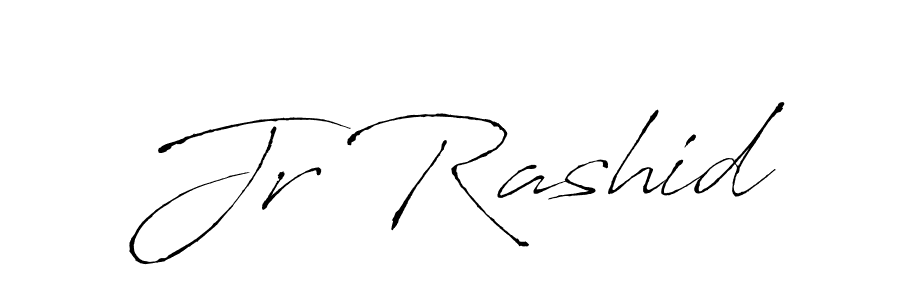 Similarly Antro_Vectra is the best handwritten signature design. Signature creator online .You can use it as an online autograph creator for name Jr Rashid. Jr Rashid signature style 6 images and pictures png