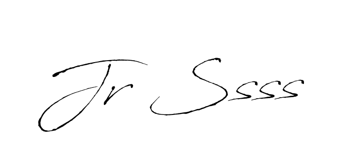 Jr Ssss stylish signature style. Best Handwritten Sign (Antro_Vectra) for my name. Handwritten Signature Collection Ideas for my name Jr Ssss. Jr Ssss signature style 6 images and pictures png