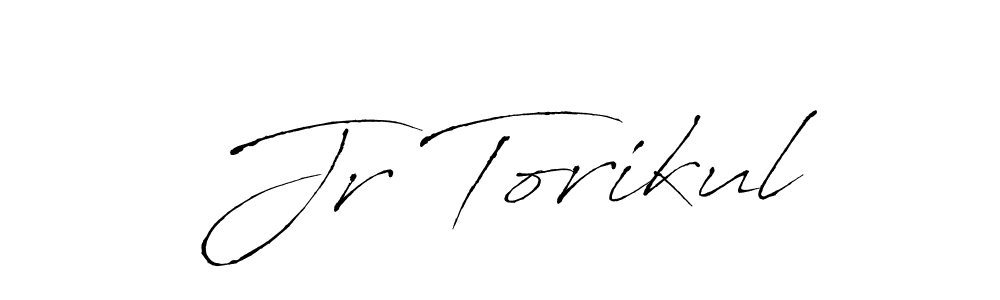 Antro_Vectra is a professional signature style that is perfect for those who want to add a touch of class to their signature. It is also a great choice for those who want to make their signature more unique. Get Jr Torikul name to fancy signature for free. Jr Torikul signature style 6 images and pictures png
