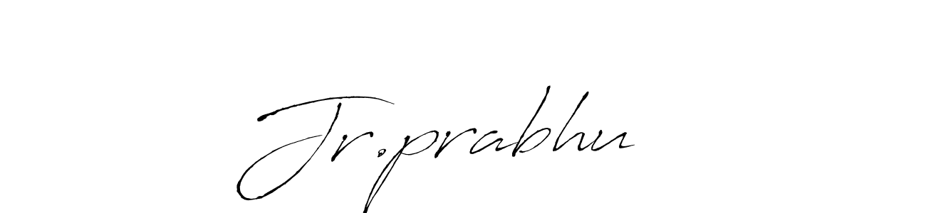 You should practise on your own different ways (Antro_Vectra) to write your name (Jr.prabhu ⚓) in signature. don't let someone else do it for you. Jr.prabhu ⚓ signature style 6 images and pictures png