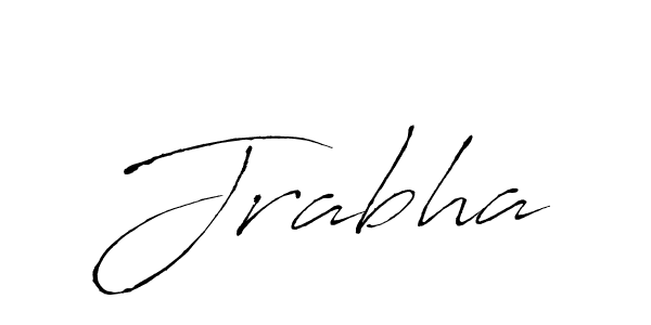 Similarly Antro_Vectra is the best handwritten signature design. Signature creator online .You can use it as an online autograph creator for name Jrabha. Jrabha signature style 6 images and pictures png