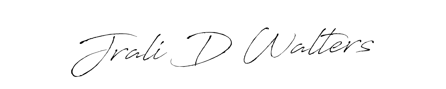 Make a beautiful signature design for name Jrali D Walters. Use this online signature maker to create a handwritten signature for free. Jrali D Walters signature style 6 images and pictures png