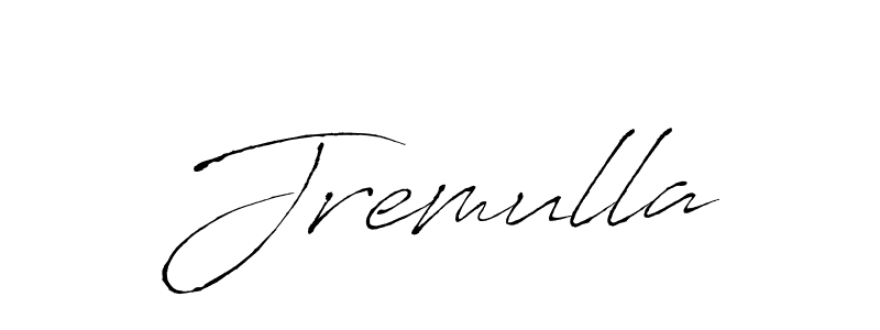 Create a beautiful signature design for name Jremulla. With this signature (Antro_Vectra) fonts, you can make a handwritten signature for free. Jremulla signature style 6 images and pictures png