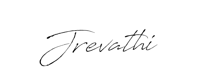 Design your own signature with our free online signature maker. With this signature software, you can create a handwritten (Antro_Vectra) signature for name Jrevathi. Jrevathi signature style 6 images and pictures png