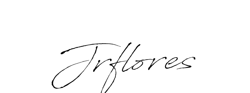Design your own signature with our free online signature maker. With this signature software, you can create a handwritten (Antro_Vectra) signature for name Jrflores. Jrflores signature style 6 images and pictures png