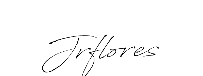 How to make Jrflores name signature. Use Antro_Vectra style for creating short signs online. This is the latest handwritten sign. Jrflores signature style 6 images and pictures png