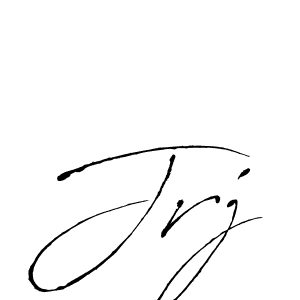 Design your own signature with our free online signature maker. With this signature software, you can create a handwritten (Antro_Vectra) signature for name Jrj. Jrj signature style 6 images and pictures png