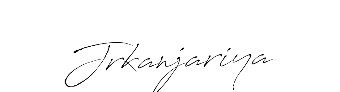 You should practise on your own different ways (Antro_Vectra) to write your name (Jrkanjariya) in signature. don't let someone else do it for you. Jrkanjariya signature style 6 images and pictures png