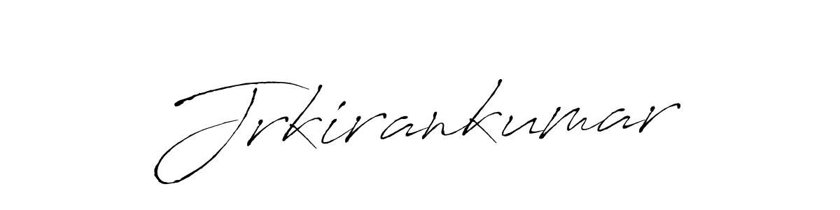 The best way (Antro_Vectra) to make a short signature is to pick only two or three words in your name. The name Jrkirankumar include a total of six letters. For converting this name. Jrkirankumar signature style 6 images and pictures png