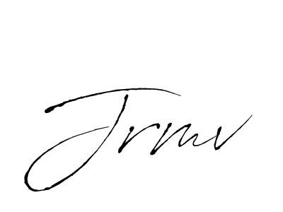 Make a beautiful signature design for name Jrmv. With this signature (Antro_Vectra) style, you can create a handwritten signature for free. Jrmv signature style 6 images and pictures png