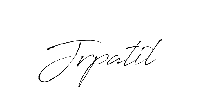 How to make Jrpatil signature? Antro_Vectra is a professional autograph style. Create handwritten signature for Jrpatil name. Jrpatil signature style 6 images and pictures png