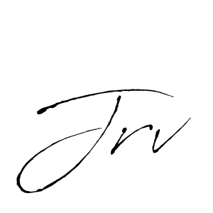 Antro_Vectra is a professional signature style that is perfect for those who want to add a touch of class to their signature. It is also a great choice for those who want to make their signature more unique. Get Jrv name to fancy signature for free. Jrv signature style 6 images and pictures png