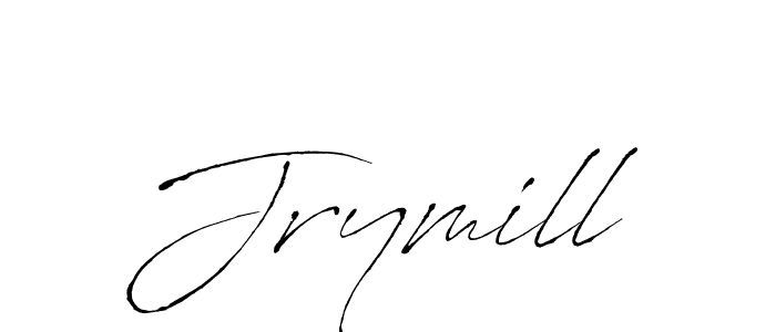 How to make Jrymill signature? Antro_Vectra is a professional autograph style. Create handwritten signature for Jrymill name. Jrymill signature style 6 images and pictures png
