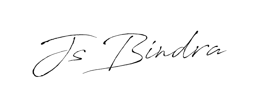 How to make Js Bindra signature? Antro_Vectra is a professional autograph style. Create handwritten signature for Js Bindra name. Js Bindra signature style 6 images and pictures png