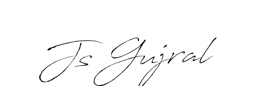 The best way (Antro_Vectra) to make a short signature is to pick only two or three words in your name. The name Js Gujral include a total of six letters. For converting this name. Js Gujral signature style 6 images and pictures png